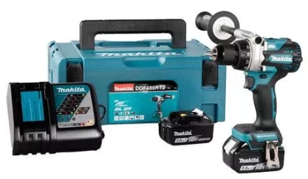 Аккумуляторная дрель-шуруповёрт Makita DDF486RTJ купить в Губкинске