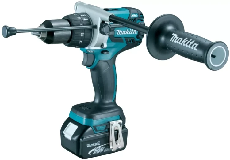 Дрель-шуруповерт аккумуляторная Makita DHP481RTE купить в Губкинске