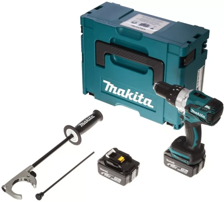 Дрель-шуруповерт аккумуляторная Makita DHP481RTE купить в Губкинске