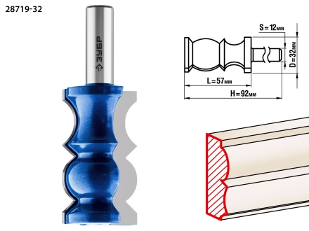 Фрезы кромочные фигурные №8 серия ПРОФЕССИОНАЛ купить в Губкинске