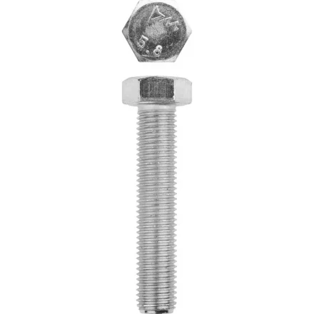 Болт ЗУБР &quot;МАСТЕР&quot; с шестигранной головкой, ГОСТ 7798-70, класс прочности 5.8, оцинкованный, M16x70мм, 5кг 303080-16-070 купить в Губкинске