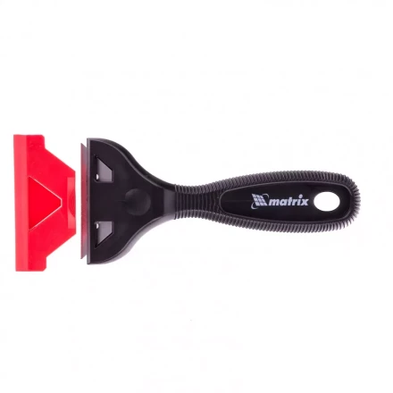 Скребок пластмассовый с трапециевидным сменным лезвием Matrix 79546 купить в Губкинске