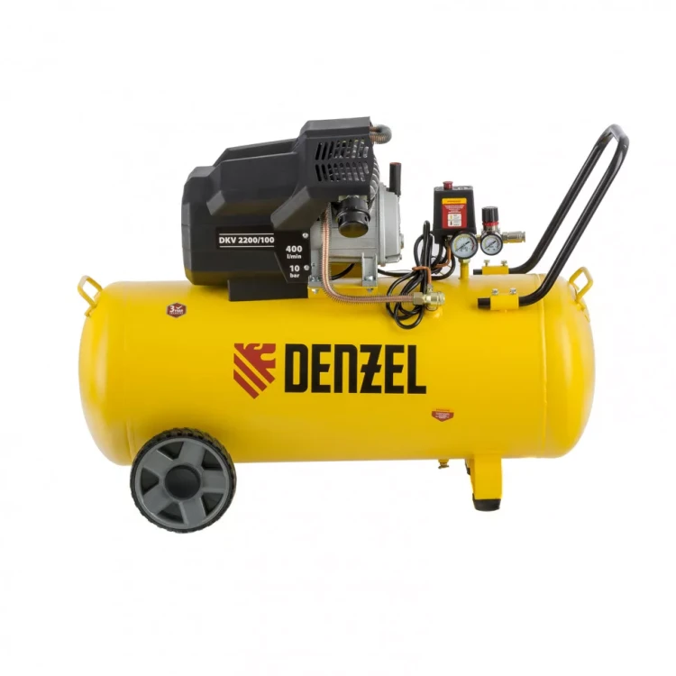 Компрессор воздушный Denzel DKV2200/100 Х-PRO 58079 купить в Губкинске