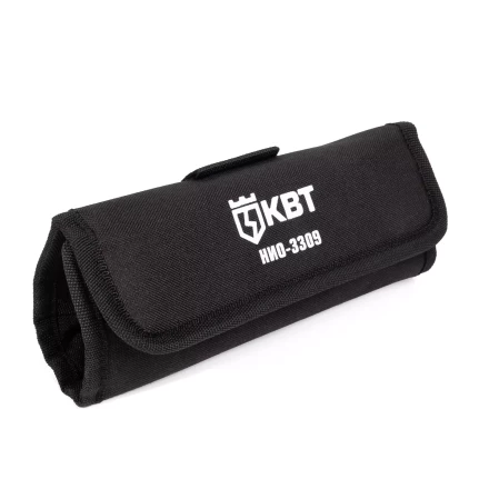 Диэлектрическая динамометрическая отвертка VDE КВТ НИО-3309 со сменными битами SLIM, 9 шт. (78279) купить в Губкинске