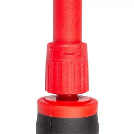 Диэлектрическая динамометрическая отвертка VDE КВТ НИО-3309 со сменными битами SLIM, 9 шт. (78279) купить в Губкинске