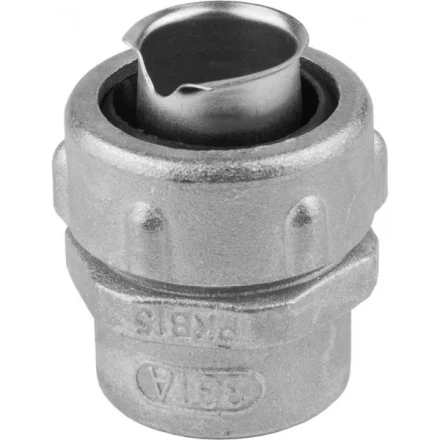 Резьбовой крепежный элемент СВЕТОЗАР металлич, с внутренней резьбой, для металлорукава диаметром 15мм, IP54 60201-15 купить в Губкинске