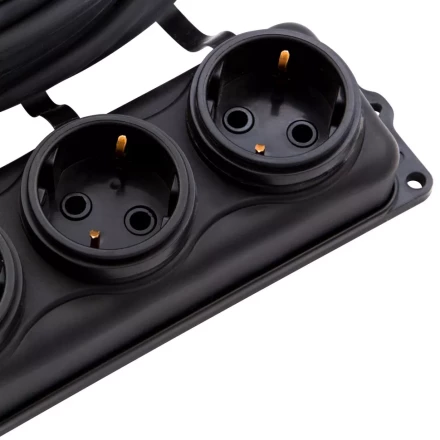 Удлинитель силовой 10 м, 16 А, тип УХз16, 3 x 1.5 мм, Россия Сибртех 95885 купить в Губкинске