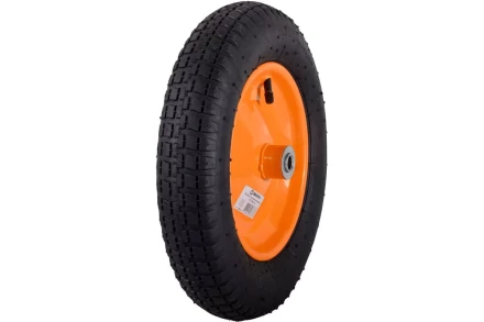 Колесо пневматическое Вихрь КТ-360-16 (360 мм, d 16мм) для тачки 65-1 73/7/4/7 купить в Губкинске