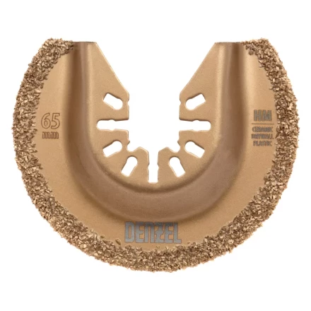 Насадка для МФИ режущая полукруг Denzel 782325, HM, по плитке, 63 мм купить в Губкинске