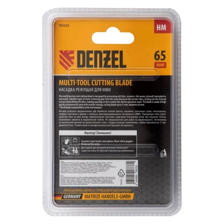 Насадка для МФИ режущая полукруг Denzel 782325, HM, по плитке, 63 мм купить в Губкинске