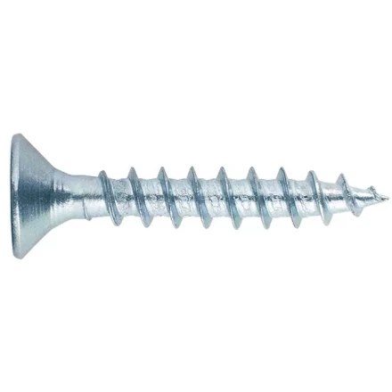 Саморезы универсальные 6,0х60 потайная головка PZ оцинкованные 100шт ШУРУПЬ 49135 купить в Губкинске