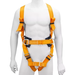 Удерживающе-страховочная привязь Сибртех 89507, модель УСП II, наплечные и набедренные лямки, высокий кушак