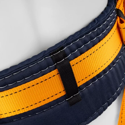 Удерживающе-страховочная привязь Сибртех 89507, модель УСП II, наплечные и набедренные лямки, высокий кушак купить в Губкинске