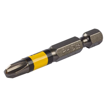 Набор бит комбинированный 3 шт., РН1, РН2, РН3, 50 мм, сталь S2 Denzel 11676 купить в Губкинске