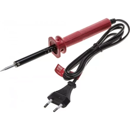 Электропаяльник ЗУБР &quot;МАСТЕР&quot; с пластмассовой рукояткой и долговечным жалом, форма конус, 25Вт 55400-25_z01 купить в Губкинске