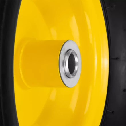 Колесо пневматическое Denzel 15/6.00-6, D 370 мм, подш. внут. диам. 16 мм, длина оси 100 мм 68998 купить в Губкинске