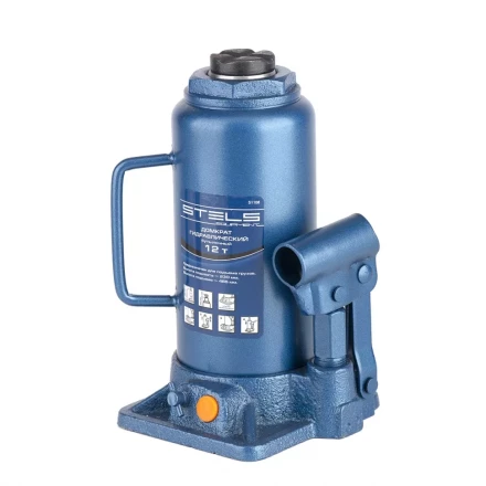 Домкрат гидравлический бутылочный 12 т h подъема 230–465 мм STELS 51108 купить в Губкинске