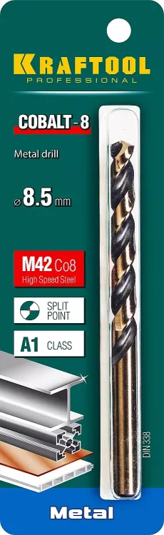 Сверла по металлу HSS-Co 29656-8.5 купить в Губкинске