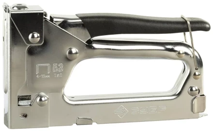 Пистолет ЗУБР скобозабивной металлический пружинный, тип 53, 4-10мм 4-31563 купить в Губкинске