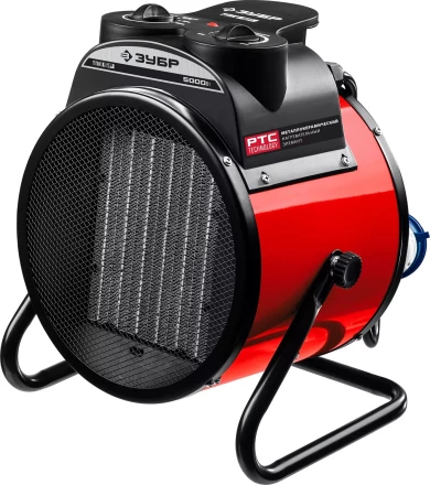 ЗУБР 5 кВт, электрическая тепловая пушка (ТПК-5Р) купить в Губкинске