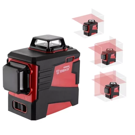 Уровень лазерный DKLL12PR3 DEKO, 065-0164, со штативом купить в Губкинске