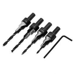 Набор сверл под конфирмат Denzel 704240, 3-5 мм, набор 4 шт