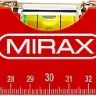 Уровень коробчатый MIRAX, 2 ампулы, крашеный, 600мм 34602-060_z02 купить в Губкинске