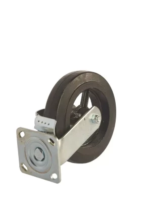 Колесо большегрузное поворотное SCdb 80 200 мм обрезиненное с тормозом (N) 1024162 купить в Губкинске