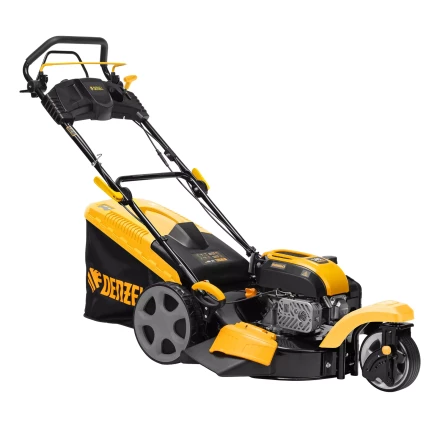 Бензиновая газонокосилка Denzel GLT-460SP-T, Trike 149 см3, 46 см, привод, панель, 60л (58810) купить в Губкинске