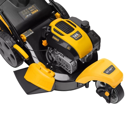 Бензиновая газонокосилка Denzel GLT-460SP-T, Trike 149 см3, 46 см, привод, панель, 60л (58810) купить в Губкинске