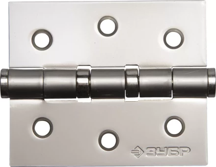 Петля универсальная ЗУБР &quot;ЭКСПЕРТ&quot;, 2 подшипника, цвет мат. никель (PN), с крепежом, 75х63х2,5мм, 2 шт 37601-075-4 купить в Губкинске