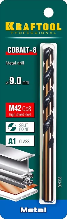Сверла по металлу HSS-Co 29656-9 купить в Губкинске