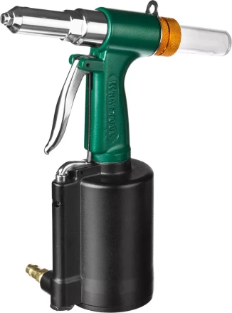 Заклепочник пневматический KRAFTOOL INDUSTRIE-PNEUMO для заклёпок из алюминия, стали, нерж. стали, d=2,4 / 3,2 / 4,0 / 4,8 / 6,4 мм 31185_z01 купить в Губкинске