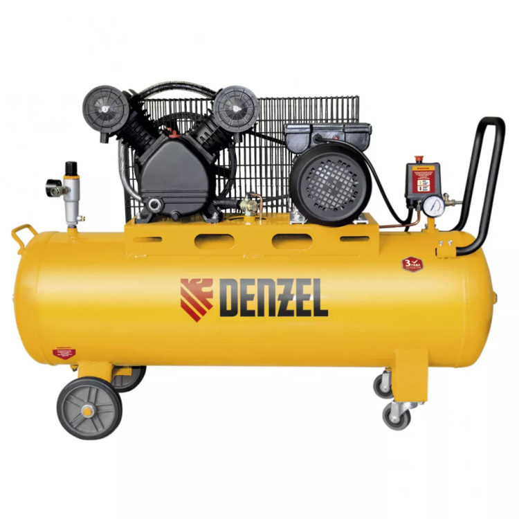 Компрессор масляный ременный Denzel DRV2200/100 58088 купить в Губкинске