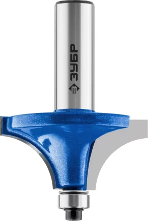 ЗУБР 44.5 x 21.5 мм, радиус 15.9 мм, фреза кромочная калевочная №1, Профессионал (28700-44.5) купить в Губкинске