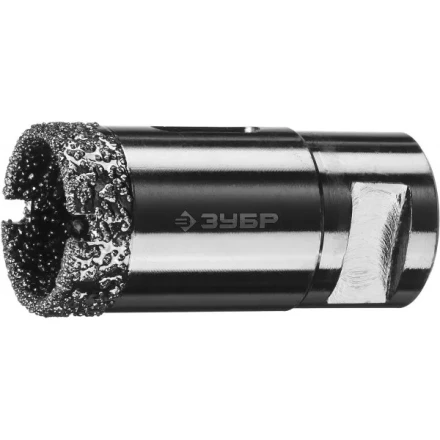 Алмазная коронка ЗУБР &quot;ПРОФЕССИОНАЛ&quot; универсальная для УШМ, сухое сверление, алмазы на вакуумной пайке,  посадка М14, d=29мм 29865-29 купить в Губкинске