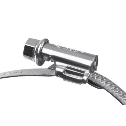 ЗУБР Х-9Н, 20 - 32 мм, накатная лента 9 мм, цинк, 50 шт, червячный хомут (37807-32) купить в Губкинске