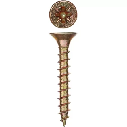 Шурупы ЗУБР &quot;МАСТЕР&quot; по дереву желтопассивированные, 6.0x40мм, 16шт 300396-60-040 купить в Губкинске