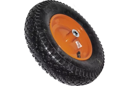 Колесо пневматическое Вихрь КТ-380-16 (380 мм, d 16мм) для тачек 90-1, 110-1 73/7/4/9 купить в Губкинске