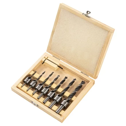 Набор сверл зенкеров по дереву Denzel 704272, 3-10 мм, набор 7 шт купить в Губкинске