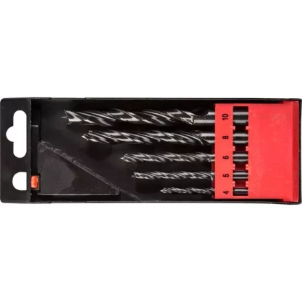 ЗУБР. Набор сверл спиральных по дереву с М-образной заточкой, сталь 65Г, 5шт: 4-5-6-8-10мм 29421-H5 купить в Губкинске