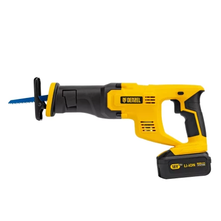 Пила сабельная аккумуляторная CRC-115, 18В Li-Ion Denzel 28465 купить в Губкинске