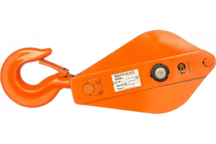 Блок монтажный однорольный с  крюком TOR HQG(L) K1-10,0 т с откидной щекой (S) 1048602 купить в Губкинске