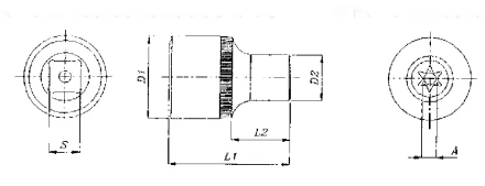 Торцевая головка 1/2&quot;DR внешний TORX Е-24 S06H424 Jonnesway 49718 купить в Губкинске