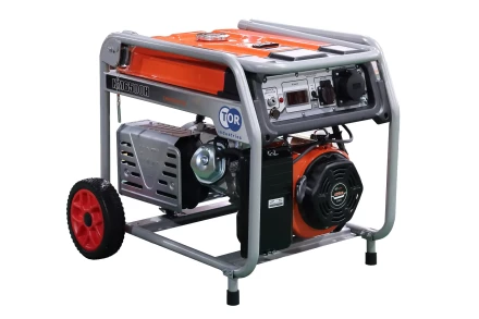 Генератор бензиновый TOR KM9500HA 7,0 кВт 220В с АВР, электростартером и колесами 1049609 купить в Губкинске
