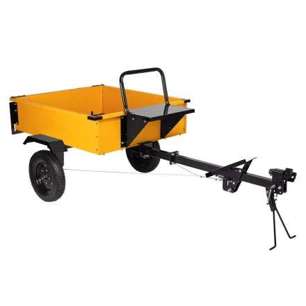 Прицеп для мотоблока Denzel TT-500, оцинк., груз. 500 кг, рег. сцепка, колеса 4.00-10, в упаковке купить в Губкинске