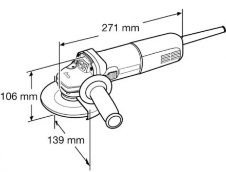 Углошлифовальная машина Makita 9558HNR УШМ Болгарка купить в Губкинске