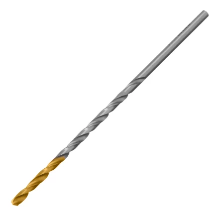 Сверло спиральное по металлу 3 х 100 мм, Р6М5, Golden Tip, удлиненное, 2шт. Denzel 718247 купить в Губкинске