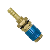 Быстросъемное соединение с резъбовой втулкой М NW5- штуцер 8 мм (Blue) FA3086