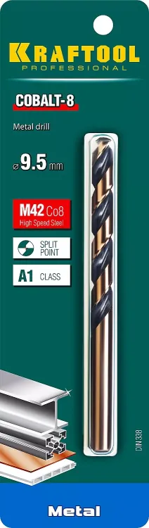 Сверла по металлу HSS-Co 29656-9.5 купить в Губкинске